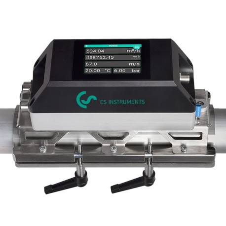 VC 600 - débitmètre à ultrasons clamp-on pour air comprimé et gaz