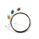 FKI-Thermocouple chemisé sortie sur connecteur din