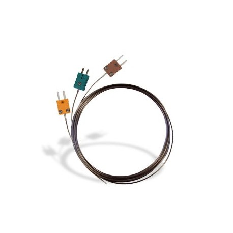 FKI-Thermocouple chemisé sortie sur connecteur din