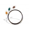 FKI-Thermocouple chemisé sortie sur connecteur din